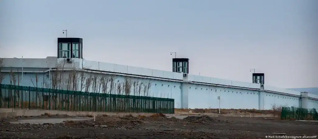 An Uyghur prison camp in China, another alter-imperialist power.